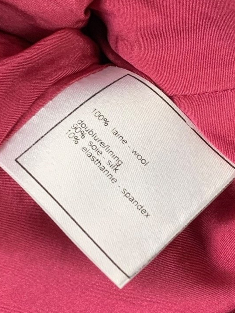 CHANEL Raspberry Pink Wool Blend Tailored Blazer - Picture 5 of 15